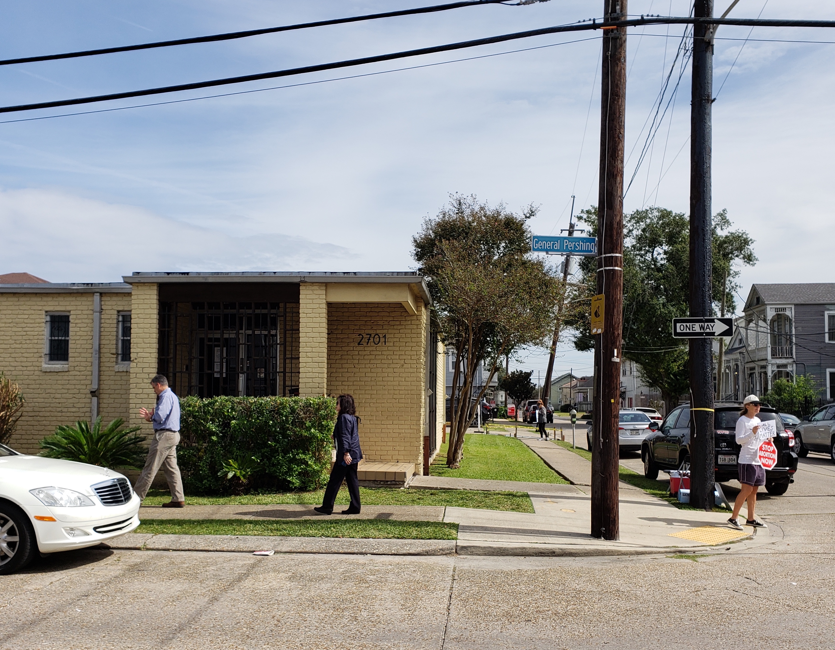 The New Orleans abortion clinic, pictured here in October of 2018, can still provide abortions, thanks to an emergency order from the Supreme Court of the United States issued on February 7th, 2019.