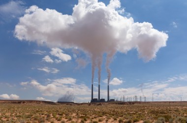 The Navajo Generating Station, a coal-fired power plant outside Page, Arizona.