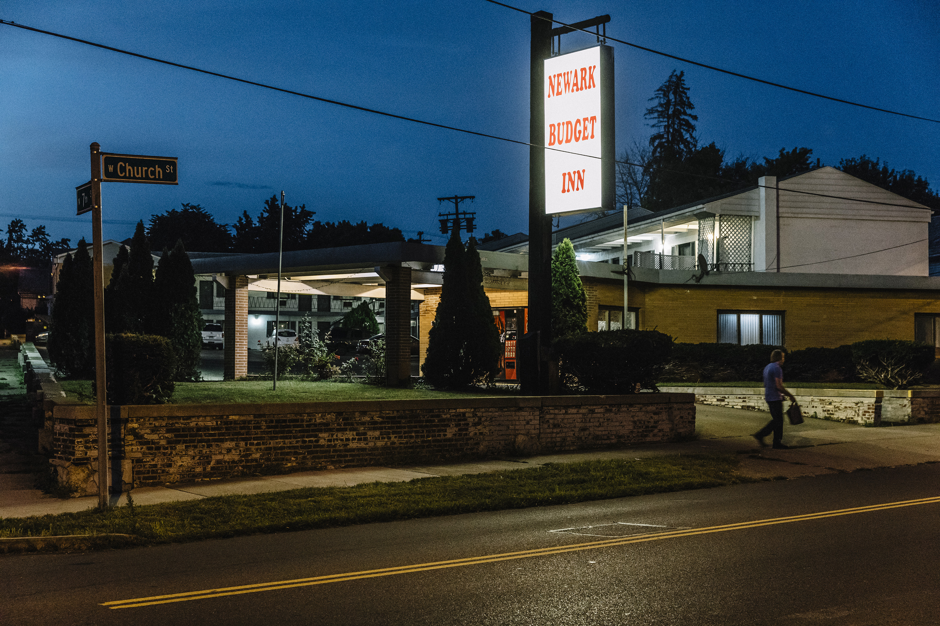 Newark, Ohio, September 5th, 2018: The Newark Budget Inn located on West Church Street, which law enforcement officials cite as a location of regular drug activity.