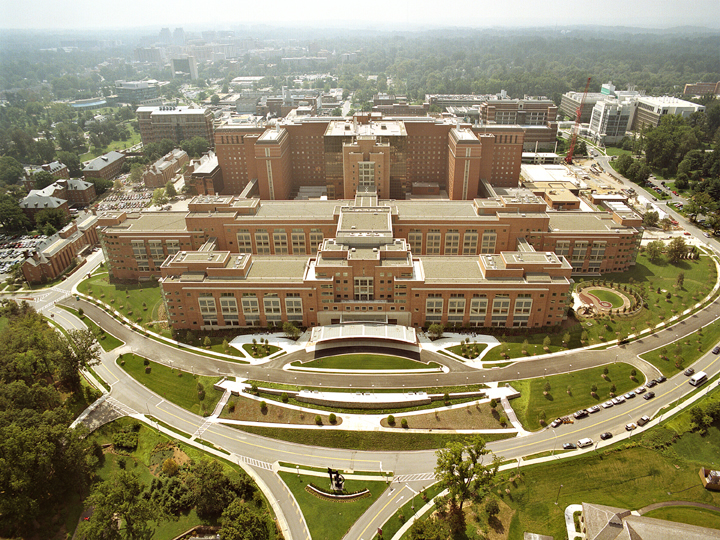 The NIH headquarters in Bethesda, Maryland.