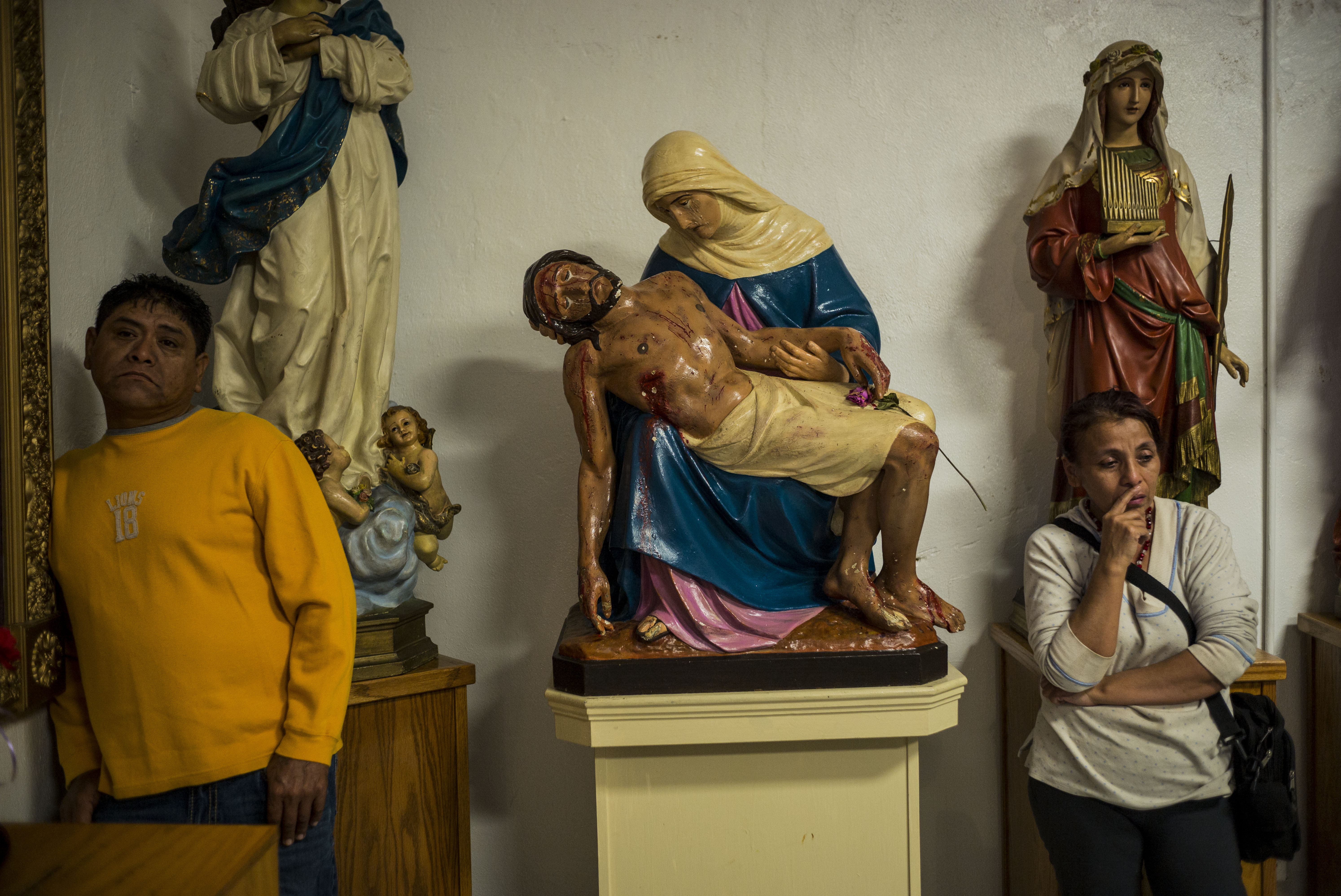 Our Lady of Guadalupe Church, a predominantly Mexican parish in Houston, Texas.