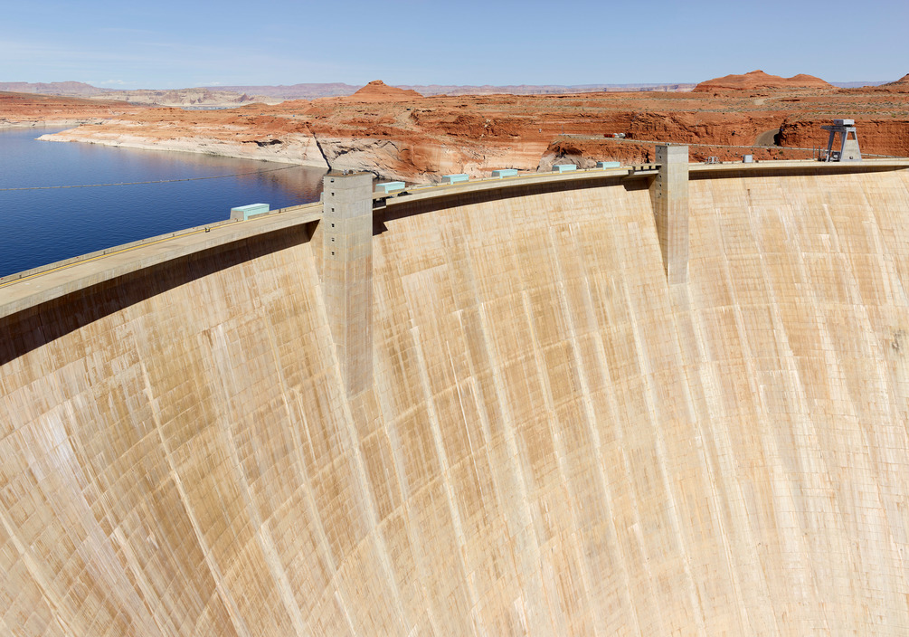 Glen Canyon Dam, Arizona.