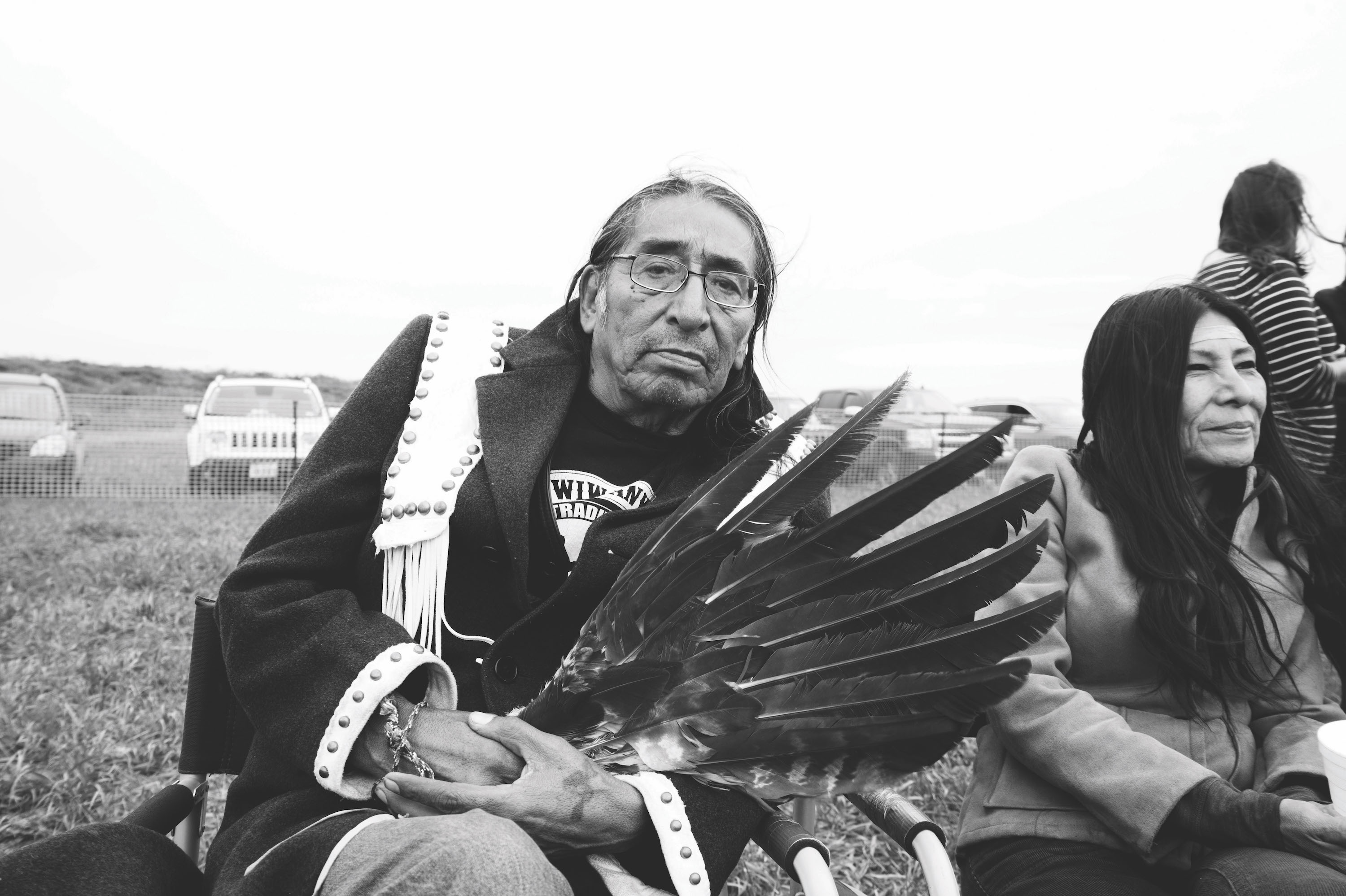 Spiritual leader and medicine man David Swallow Jr., who was born on the Pine Ridge Sioux reservations in South Dakota.