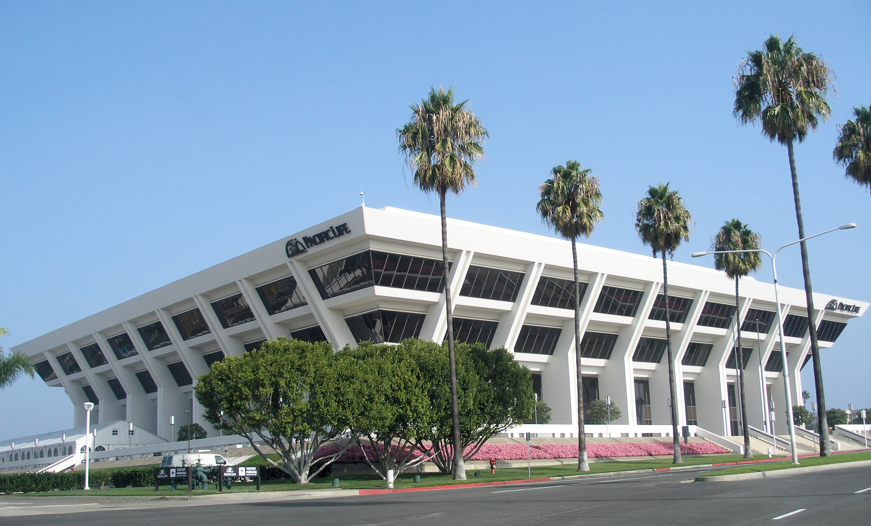 The headquarters of Pacific Life Insurance Company in Newport Beach, California.