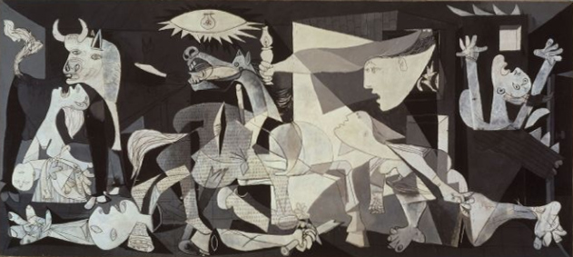 Guernica, by Pablo Picasso.