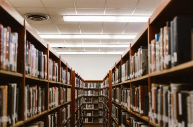 Library shelves