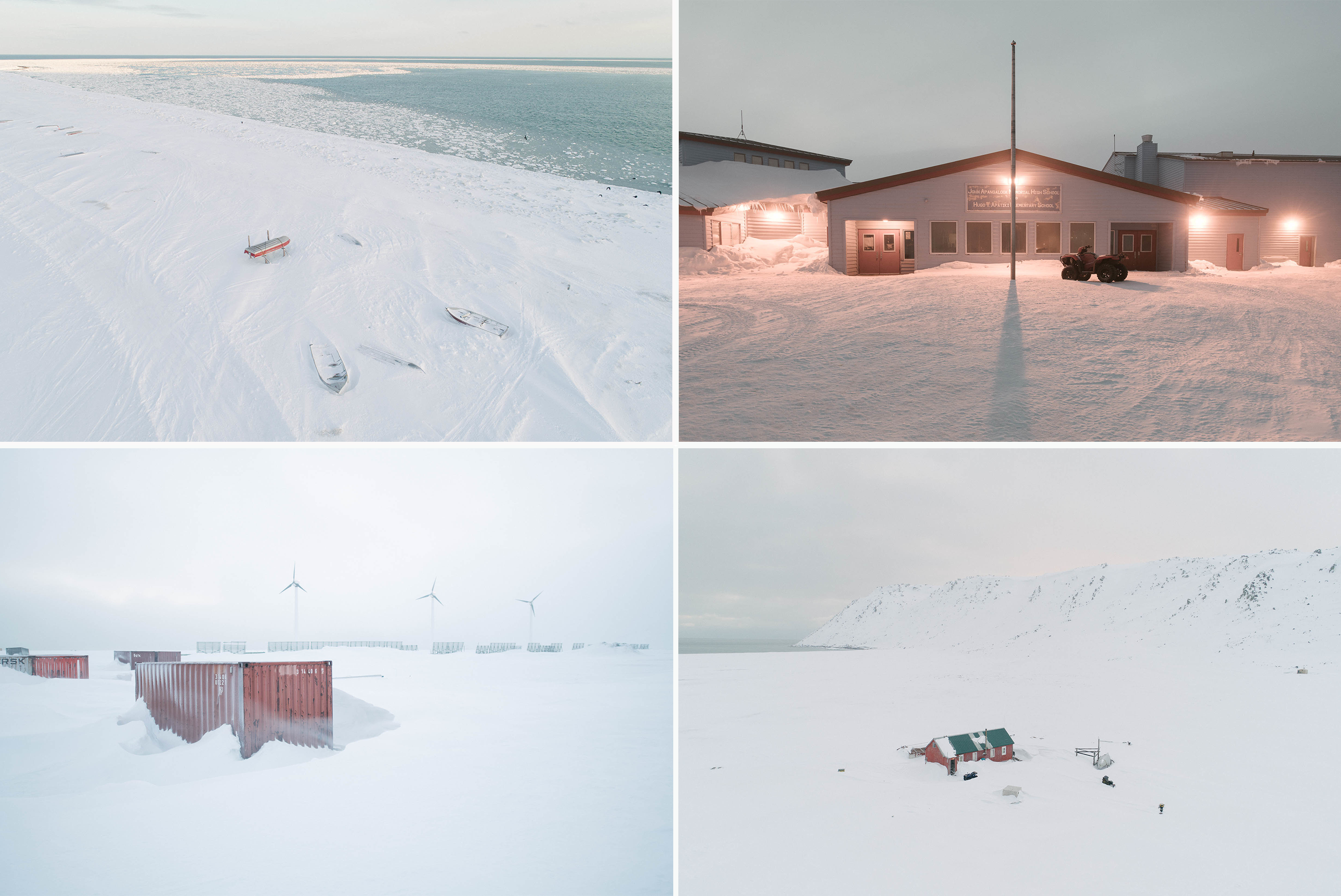 Gambell is closer to Siberia than to Alaska. Historically, the shoreline is sheathed in sea ice that forms throughout the winter and melts in the summer, but the sea ice never formed completely in the winter and spring of 2019, due to the warming climate.