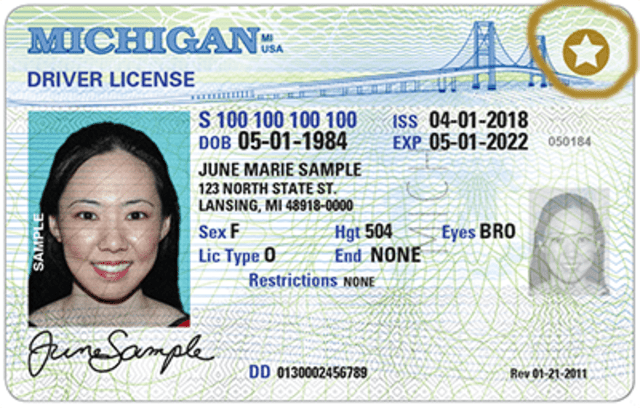 A sample driver's license for limited-term that is currently used by legal immigrants with temporary legal status.
