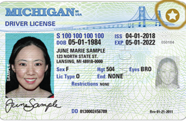 A sample driver's license for limited-term that is currently used by legal immigrants with temporary legal status.