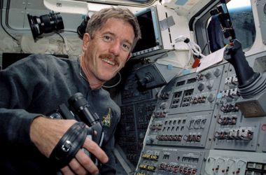 James Reilly, pictured here aboard the Space Shuttle Atlantis in 2001.