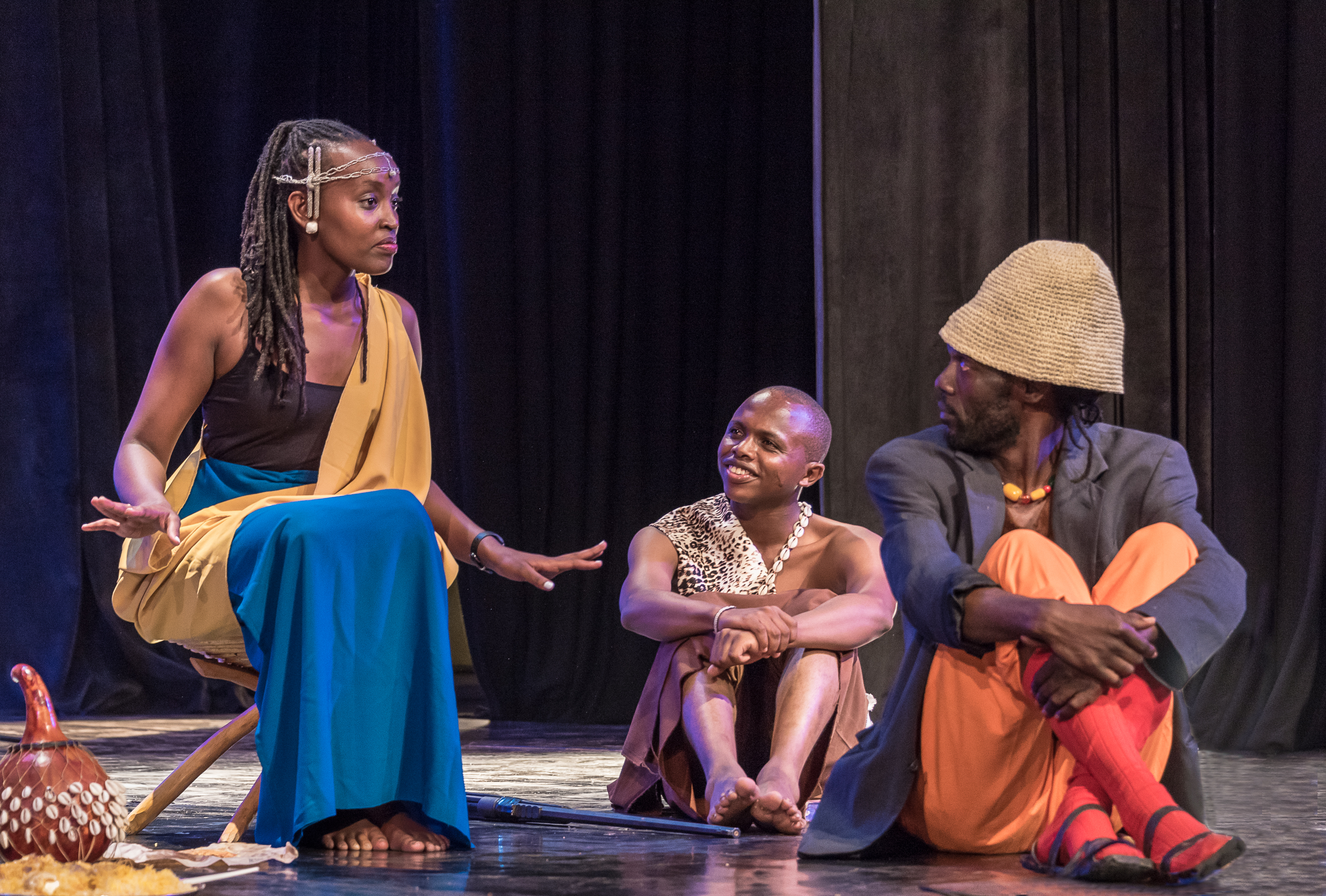 A scene from a performance organized by Jalada—a pan-African writers' collective—in Nairobi, Kenya.