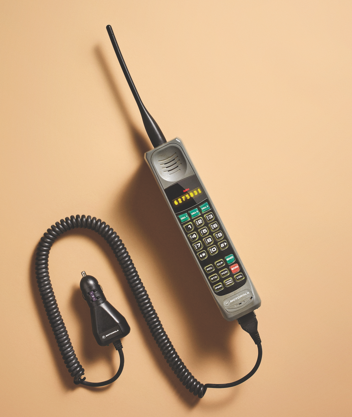 An old Motorola cell phone.