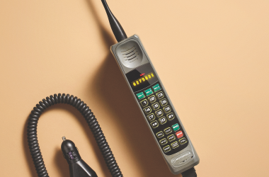 An old Motorola cell phone.