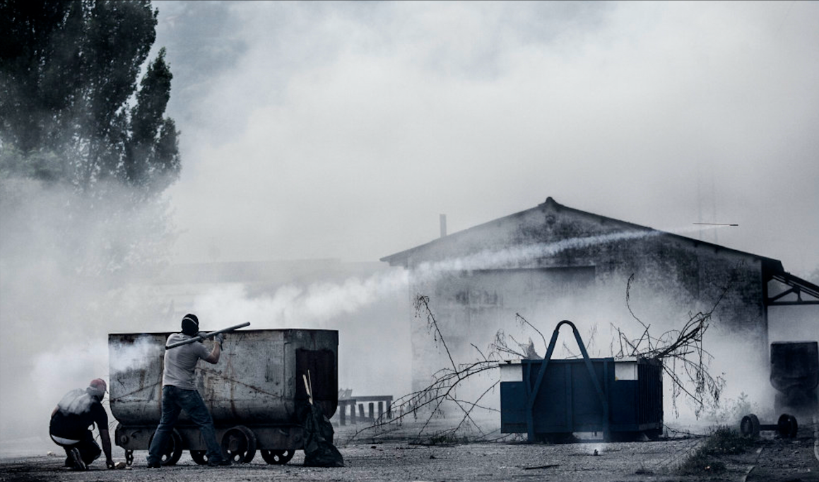 In 2012, miners launched a rocket at Spain's civil guard, which, according to press reports, was attempting to halt protests against the government's decision to reduce coal subsidies.