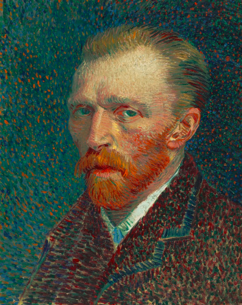 Vincent van Gogh's self-portrait.