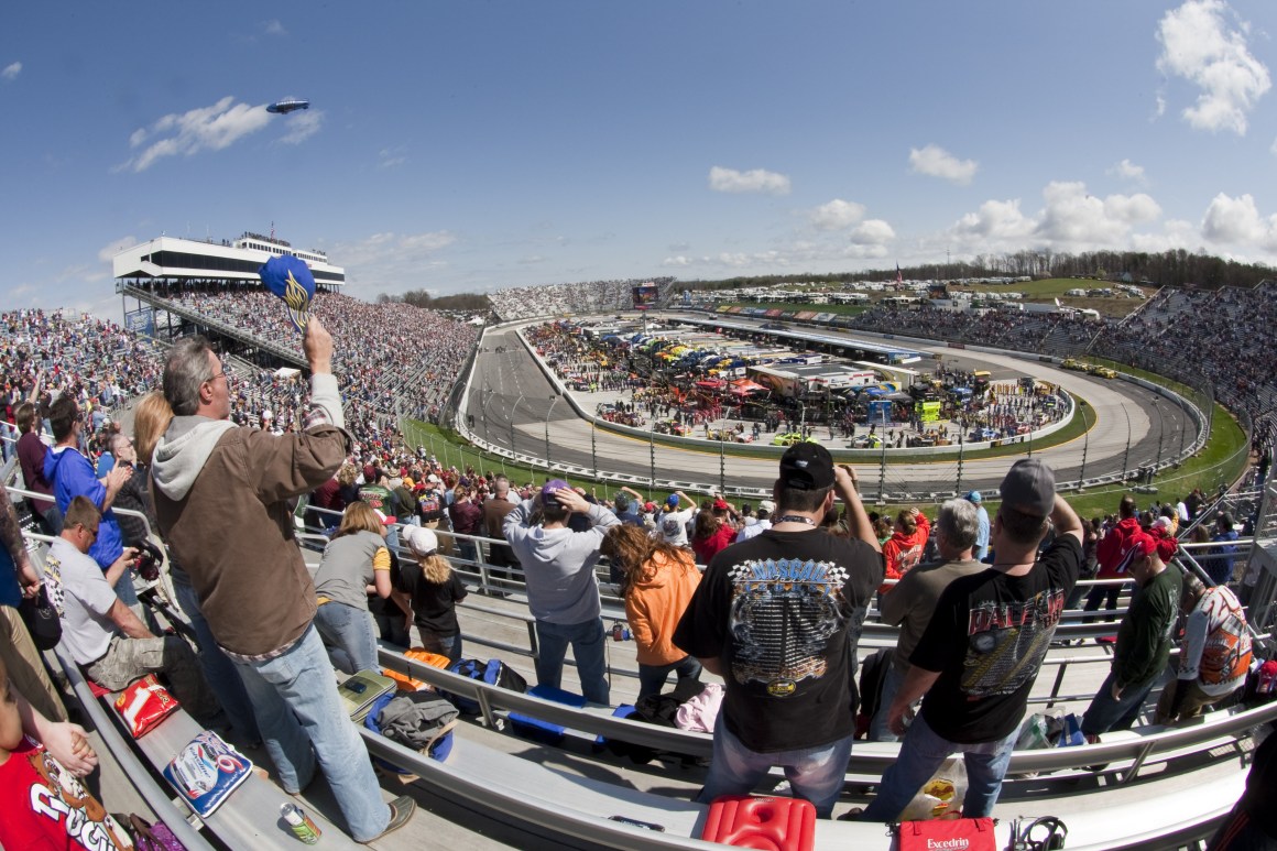 NASCAR fans in Martinsville, Virginia.