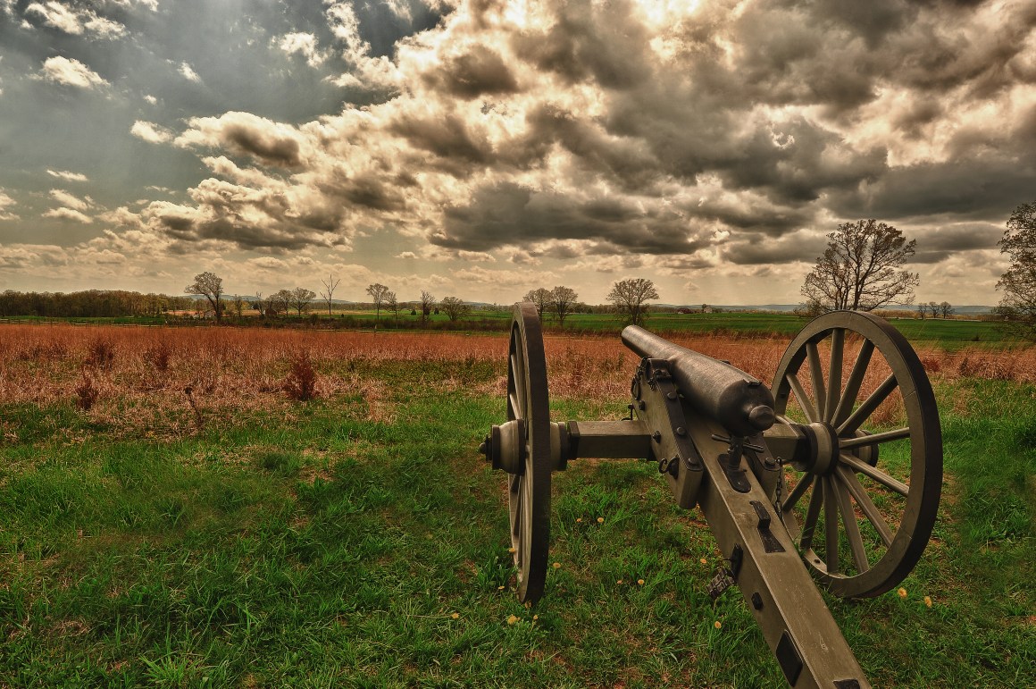 Cannon at Gettysburg