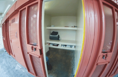 The interior of a cell at the Security Housing Unit of Pelican Bay State Prison, the notorious maximum-security site in Crescent City, California, for top-level prisoners.