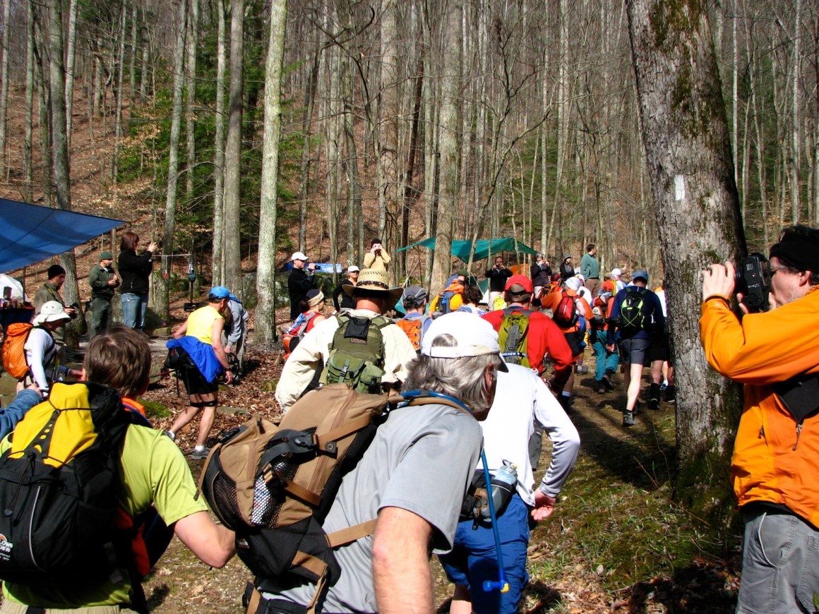 The start of the 2009 Barkley Marathons.