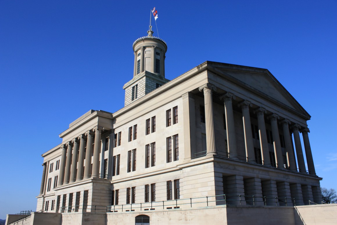 The Tennessee State Capitol in Nashville.