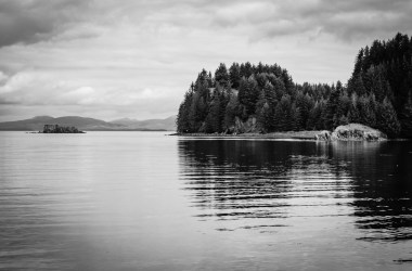 Three Pillar Point in Kodiak Island County, Alaska.