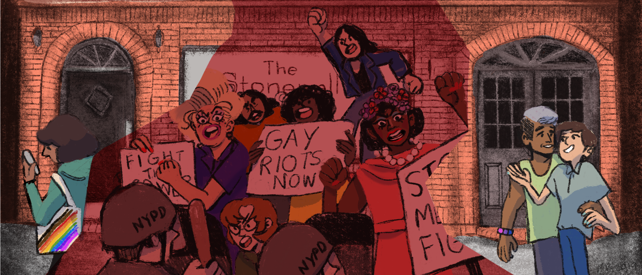 The Stonewall Inn, then and now.