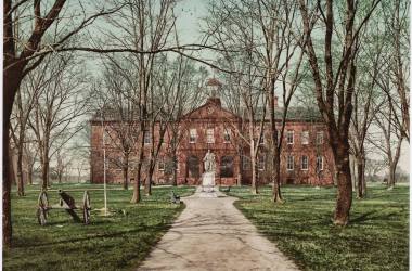 William and Mary College in Williamsburg, Virginia, circa 1902.